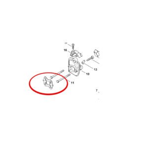 Fuel intake insulator gasket FR230